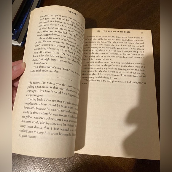 My life in and out of the rough John Daly with Glenn Waggoner softback book - Picture 4 of 13
